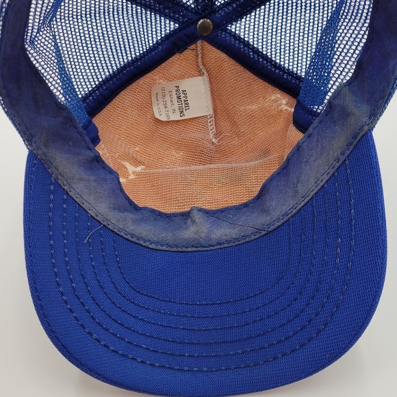 Geocel Water Shield Mesh Baseball Blue White Scrambled Eggs Snapback Hat Cap USA - Picture 7 of 10